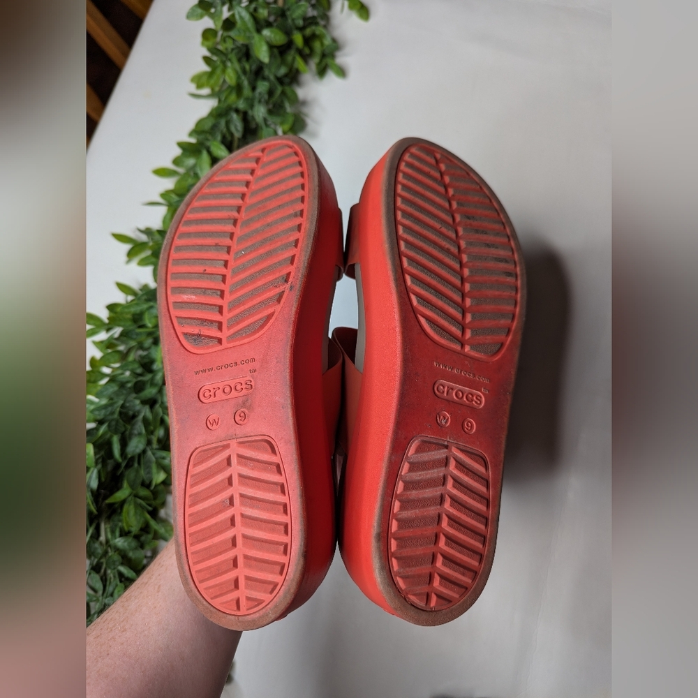 Croc Brooklyn Platform Sandal Size 9 - Picture 5 of 10